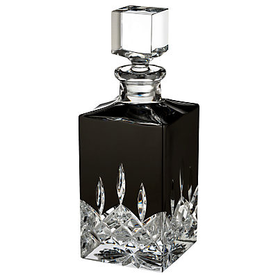 Waterford Black Cut Lead Crystal Square Decanter Waterford Black Cut Lead Crystal Square Decanter